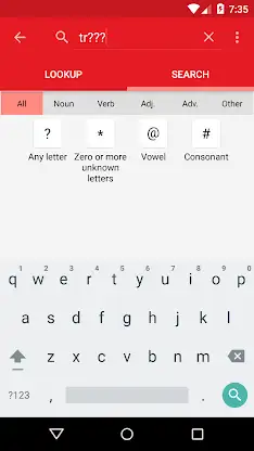 Chambers Dictionary screenshot 2