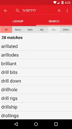 Chambers Dictionary screenshot 4