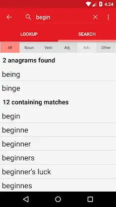Chambers Dictionary screenshot 5