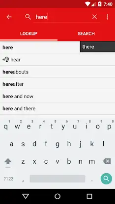 Chambers Thesaurus screenshot 4