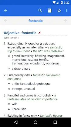 WordWeb Audio Dictionary screenshot 1