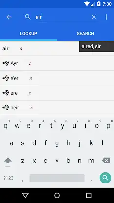 WordWeb Audio Dictionary screenshot 2
