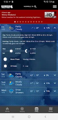 WSMV 4 FIRST ALERT Weather screenshot 3