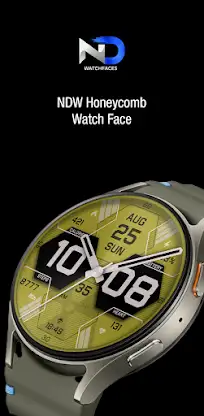 Hexagon Watchface — NDW060 screenshot 1