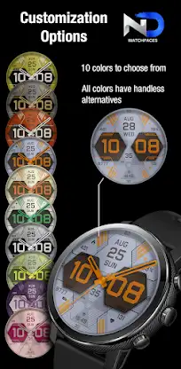 Hexagon Watchface — NDW060 screenshot 4