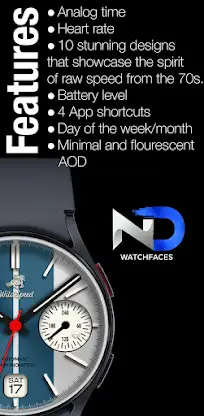 Racing Watchface — NDW057 screenshot 5