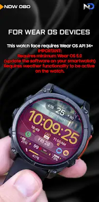 Weather Watchface — NDW080 screenshot 5