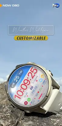 Weather Watchface — NDW080 screenshot 1