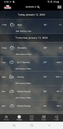 WWBT First Alert Weather screenshot 2