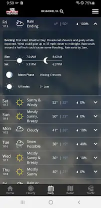 WWBT First Alert Weather screenshot 3