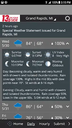 WZZM 13 Weather screenshot 2
