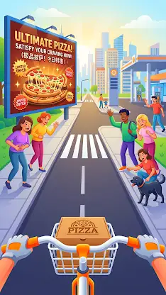 Pizza Dash: Moto Delivery screenshot 1