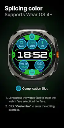 Splicing color: Watch Face screenshot 3