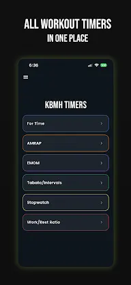 Workout Timer by KBMH screenshot 1