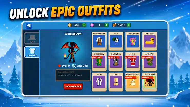 Stickman Archer: Bowmaster War screenshot 1