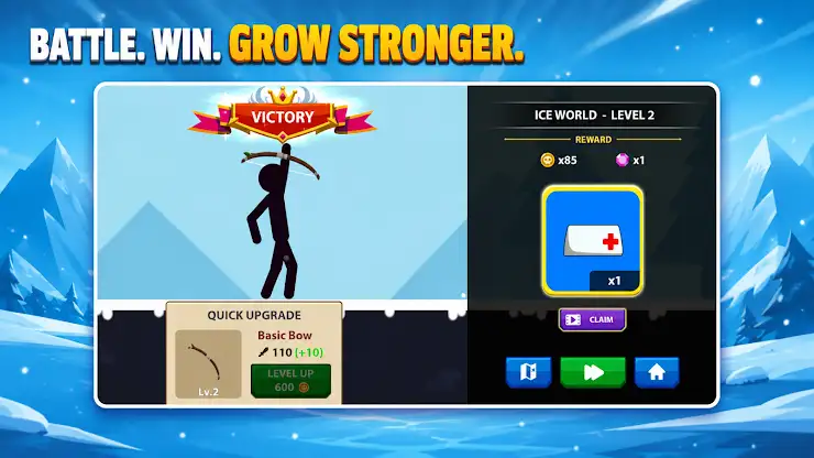 Stickman Archer: Bowmaster War screenshot 7