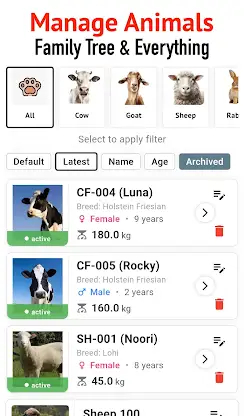 Animal Breeding, Birth Manager screenshot 3
