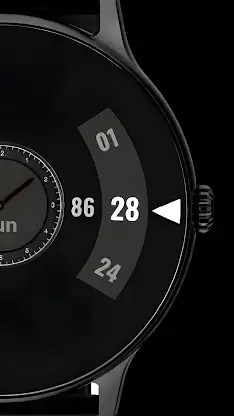 BLACK CALM Watch Face screenshot 3