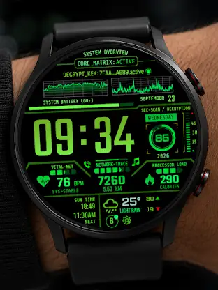 Cipher Dashboard Watch Face screenshot 2