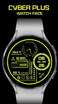 Cyber Plus Watch Face screenshot 4