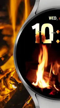 Fireplace Animated Watch Face screenshot 1