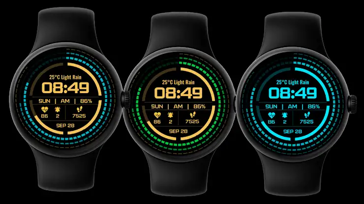 Futuristic Design Watch Face screenshot 5