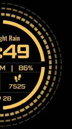 Futuristic Design Watch Face screenshot 3