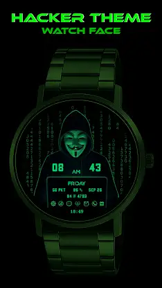 Digital Hacker Watch Face screenshot 2
