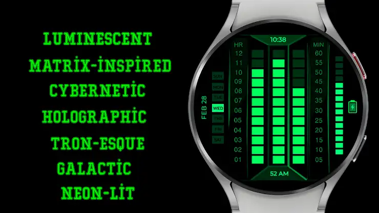 LED Sci-Fi Watch Face screenshot 3