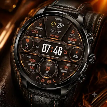 Mission Control Watch Face screenshot 1