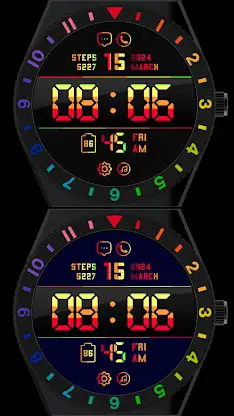 Rainbow Watch Face screenshot 4