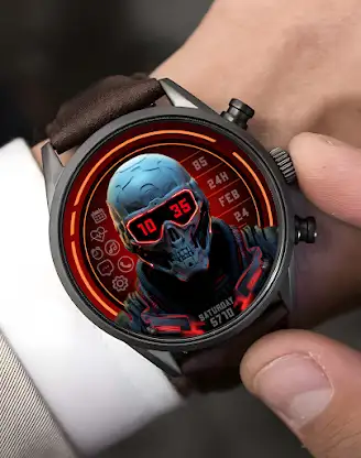 Skull Master Watch Face screenshot 4