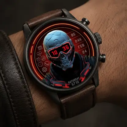 Skull Master Watch Face screenshot 1
