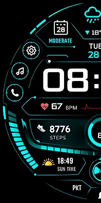 Smart Dashboard Watch Face screenshot 2
