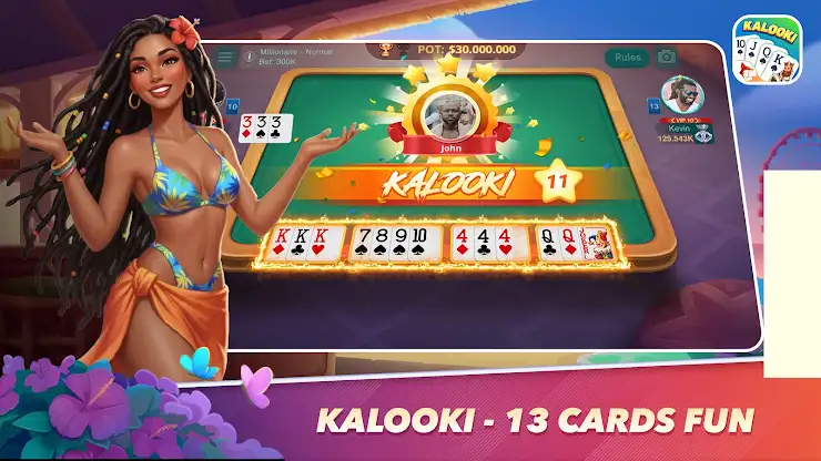 Kalooki Kaluki Rummy Zingplay screenshot 2