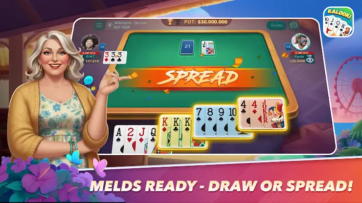 Kalooki Kaluki Rummy Zingplay screenshot 3