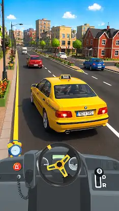 Taxi Simulator Car Taxi Games screenshot 2