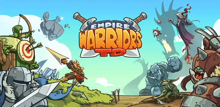 Empire Warriors: Tower Defense — Android game banner