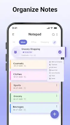 Notepad App screenshot 2