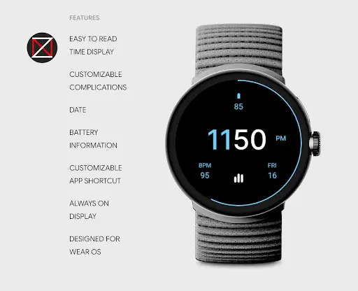 Black Pro Watch Face screenshot 2