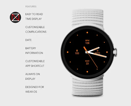 Minimal Analogue Watch Face screenshot 2