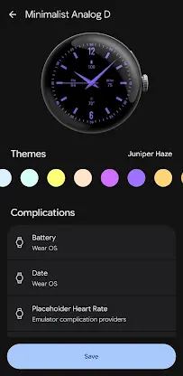 Minimalist Analog D Watch Face screenshot 4