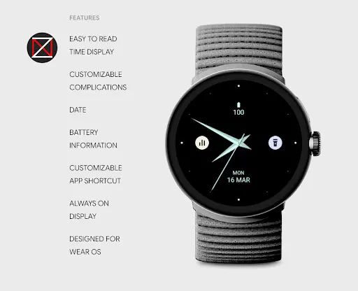 Minimalist Analogue Watch Face screenshot 2