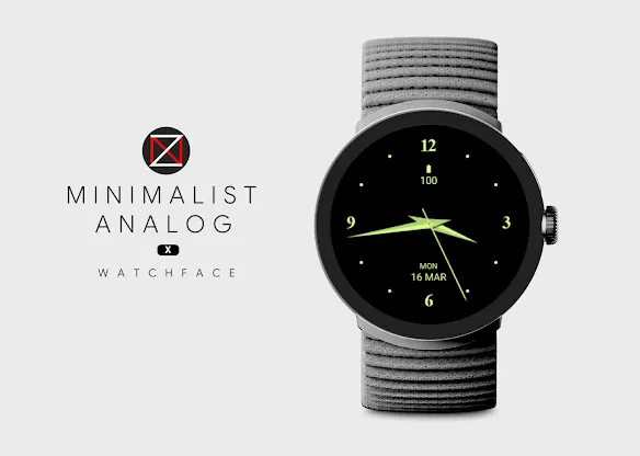 Minimalist Analog X Watch Face screenshot 1