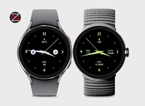 Minimalist Analog X Watch Face screenshot 3