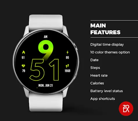 Active Sporty Watch Face screenshot 2