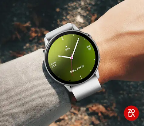 Beauty Green Watch Face screenshot 3