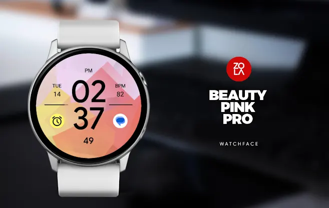 Beauty Pink Pro Watch Face screenshot 1