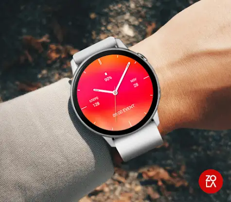Beauty Red Watch Face screenshot 3