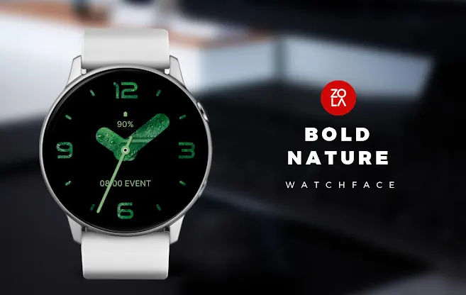 Bold Nature Watch Face screenshot 1